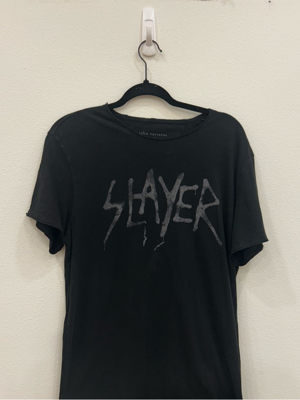 John varvatos slayer band tee MED goth punk metal grunge designer quiet luxury - Picture 2 of 8